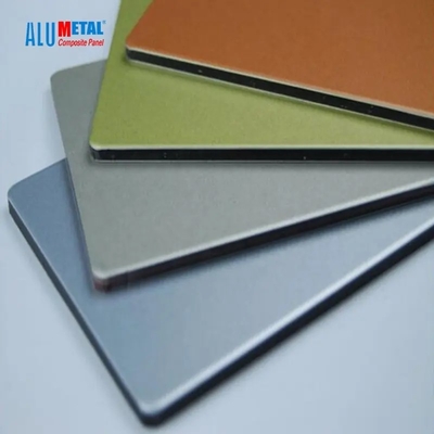 Alumetal銀製PVDF ACPのアルミニウム合成のパネルの正面プロダクト