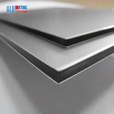 Alumetal銀製PVDF ACPのアルミニウム合成のパネルの正面プロダクト