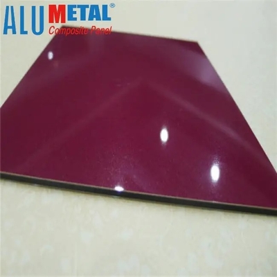 Alumetal 2mm 3mm 4mm 5mm 6mm ACM Alucobondの壁パネルのためのアルミニウム クラッディングACPシート4x8の合成のパネル