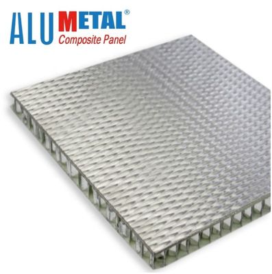 泡が充填された蜜蜂の巣15mmの装飾的なアルミニウム壁パネルは220x2440mm AA3003をめっきする