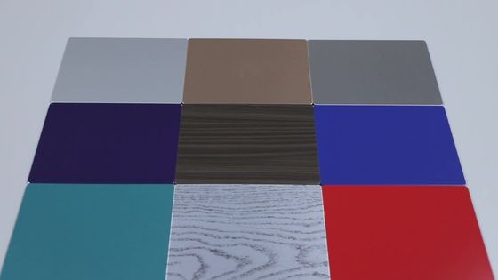 0.50mmのB1建築耐火性アルミニウム合成のパネル3000mm PVDFのコーティング