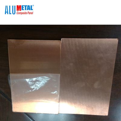 ブラシをかけられたアルミニウム屋内金属の合成のパネル シート4mm LDPE 1000mm