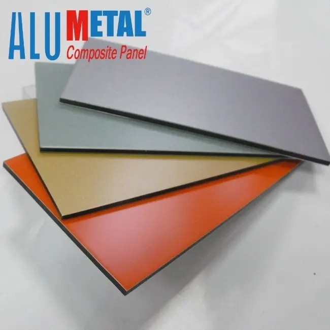 Alumetal 2mm 3mm 4mm 5mm 6mm ACM Alucobondの壁パネルのためのアルミニウム クラッディングACPシート4x8の合成のパネル