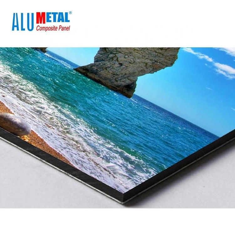 印刷できるナノの外部のPEアルミニウム合成のパネル0.5mm ACMのクラッディング パネルの酸味の抵抗